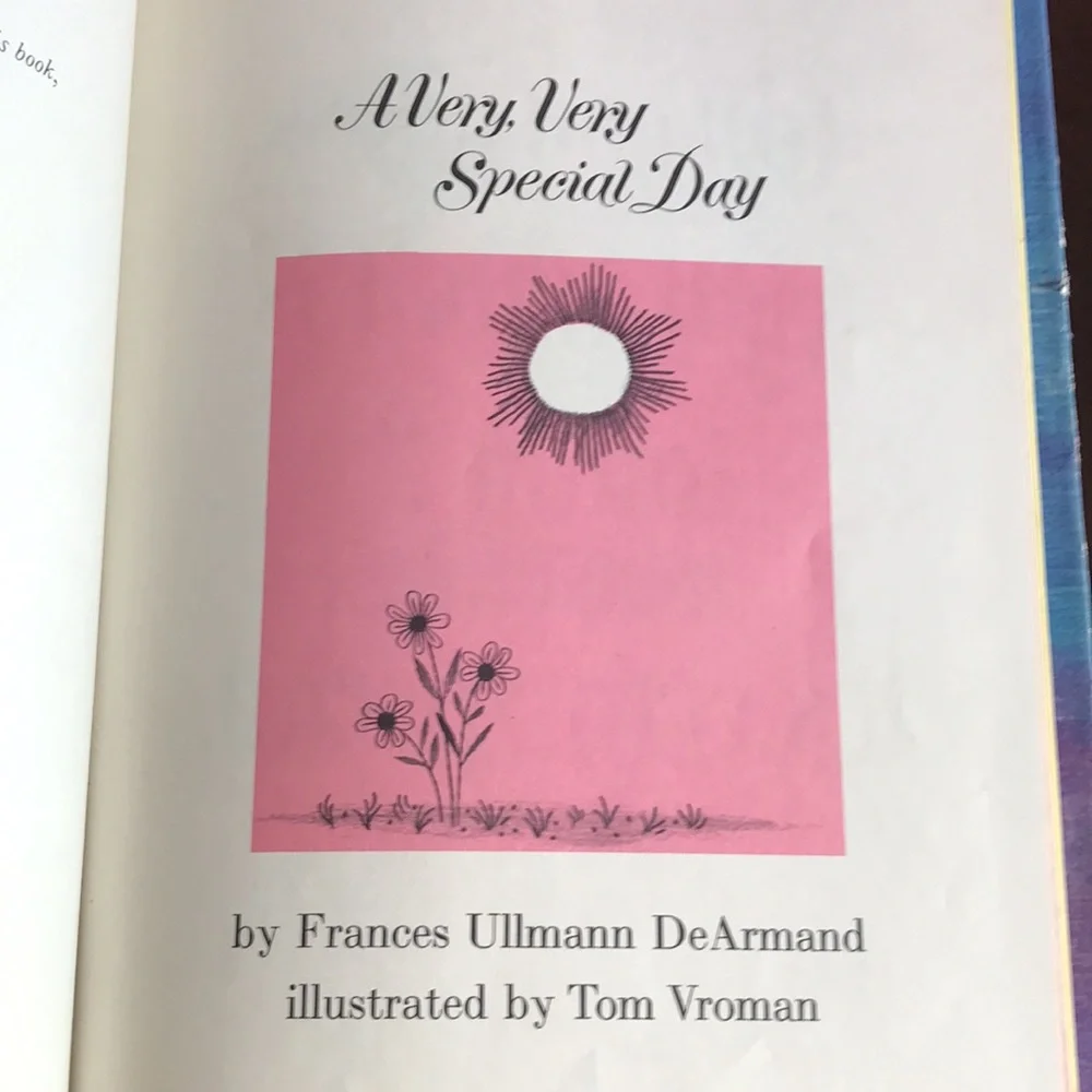 A Very Very Special Day Vintage Birthday Hardcover Book Original Dust Jacket